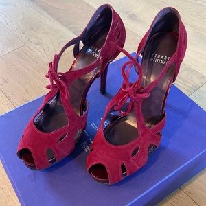 Stuart Weitzman cut out stilettos